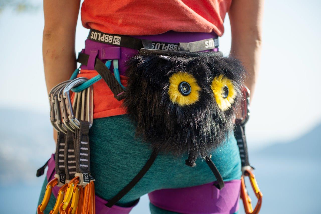 ALEX Chalk Bag | Black Chalk Bag with Hair & Swagger | 8BPLUS