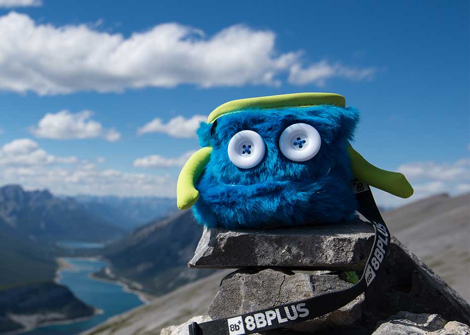 MAX Chalk Bag | Blue Climbing Chalk Bag by 8BPLUS