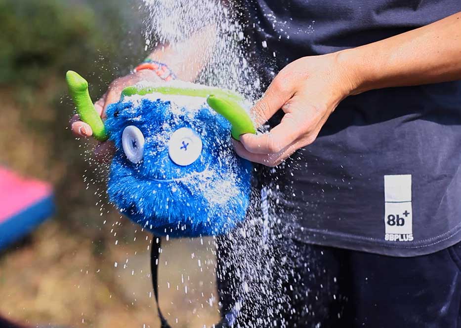 MAX Chalk Bag | Blue Climbing Chalk Bag by 8BPLUS