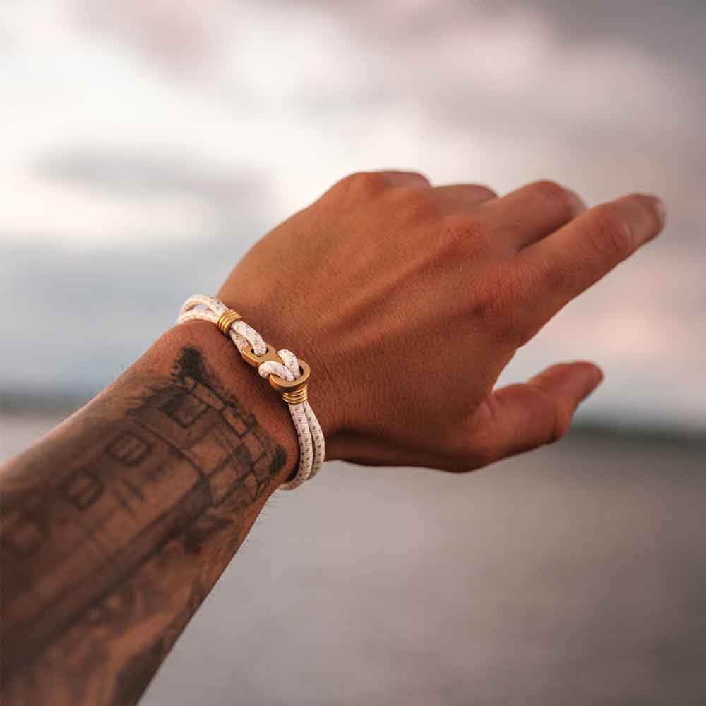 8BPLUS men's rope bracelet made for rock climbers